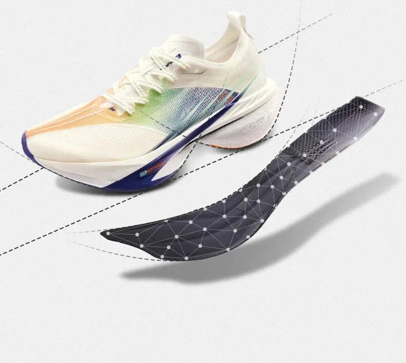 361 Degrees Furious 2.0 Men Women Running Sports Shoes Carbon Plate Racing Marathon Rebound Cushioning Male Sneakers 672432201 Suncollections