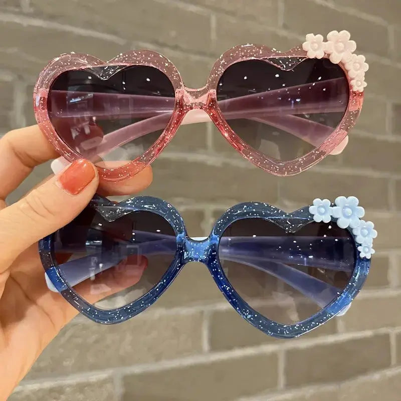Girls Boys Cute Cartoon Flower Sunglasses Outdoor Sun Protection Children Lovely Vintage Glasses Protection Classic Kids Eyewear - Suncollections