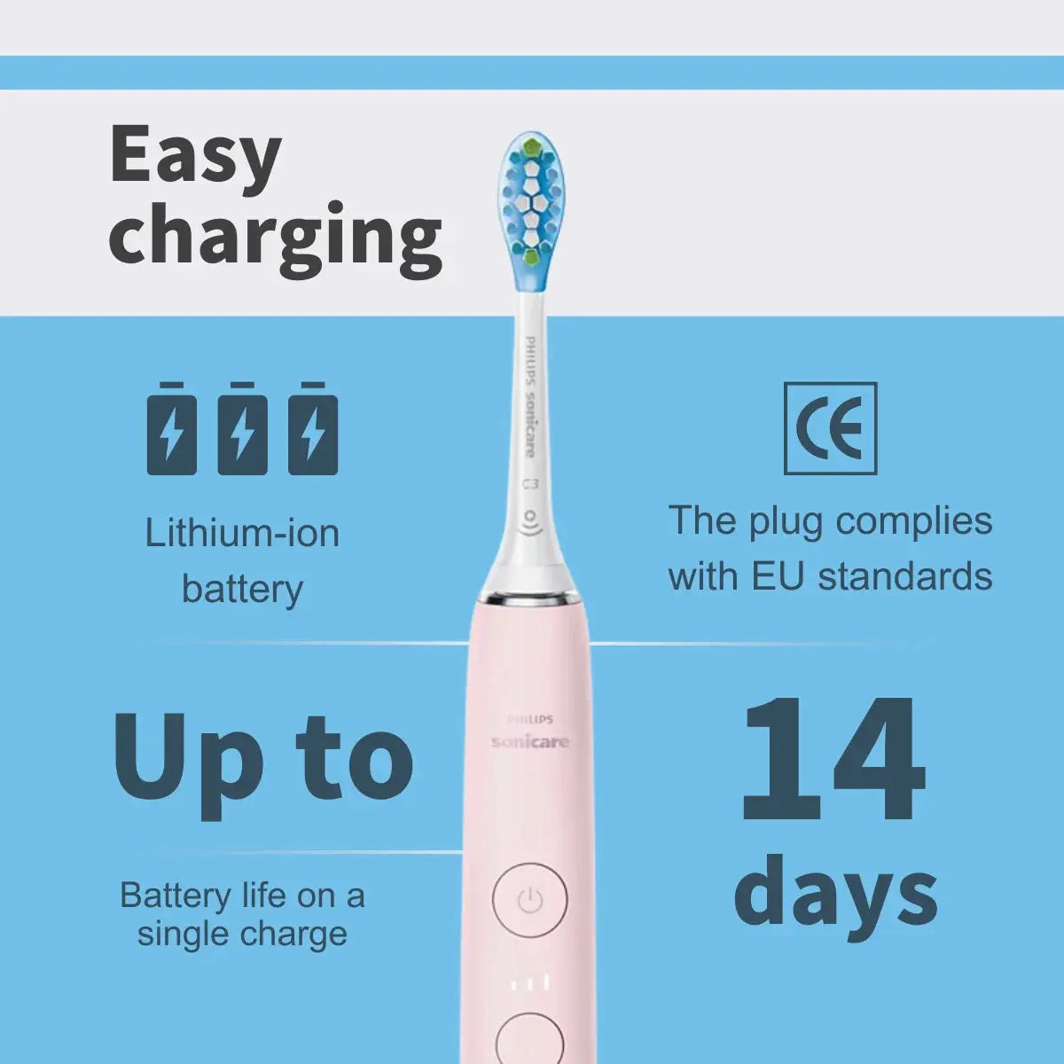 Philips Electric toothbrush Sonicare DiamondClean 9000 HX9912 - Suncollections