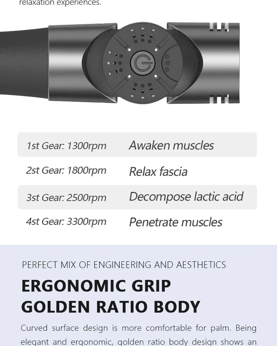 BOOSTER Pro 3 Deep Tissue Massage Gun - Suncollections