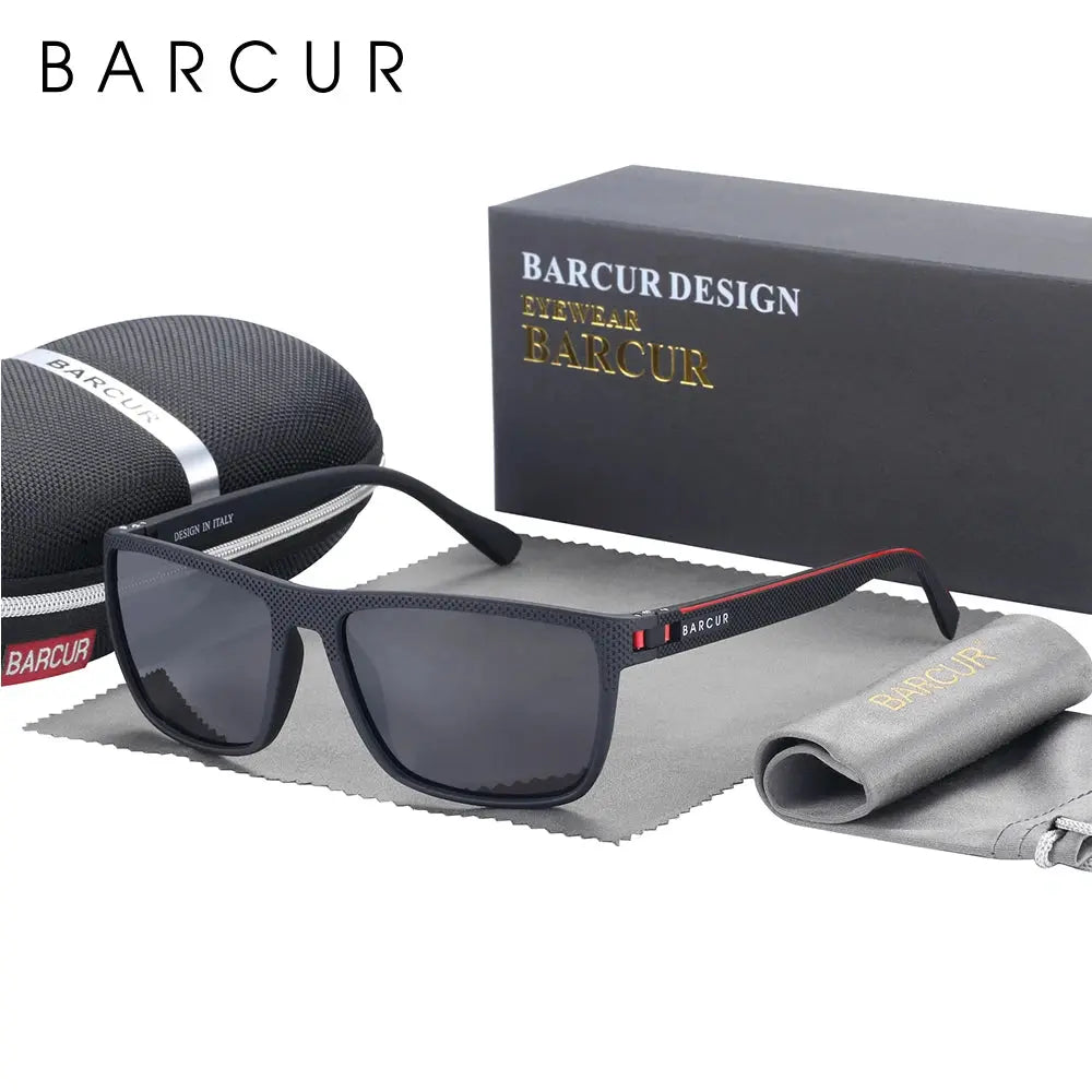 BARCUR Sports Sunglasses for Men Polarized FishingTravel TR90 Light Weight Sun Glasses Women Eyewear Accessory Oculos - Suncollections