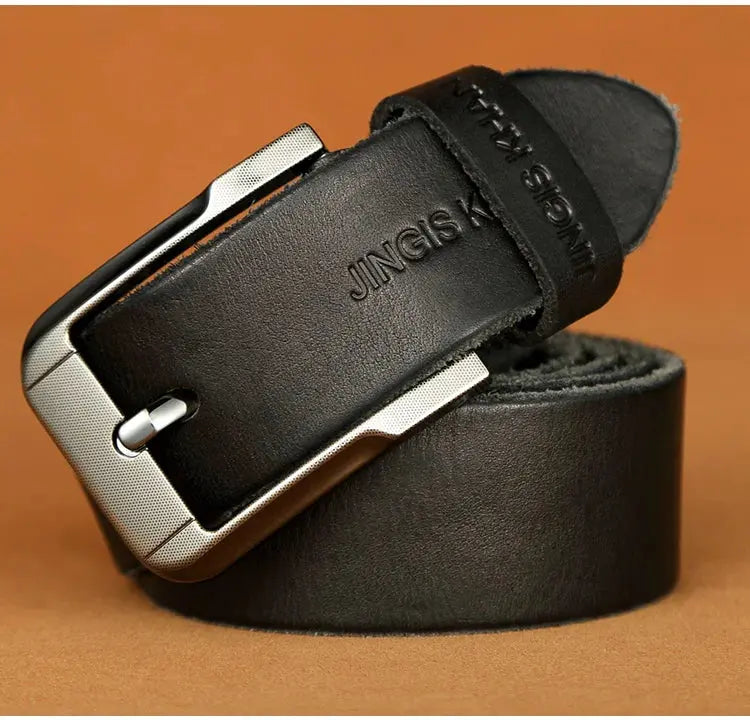 Belt men's genuine leather, genuine cowhide - Suncollections