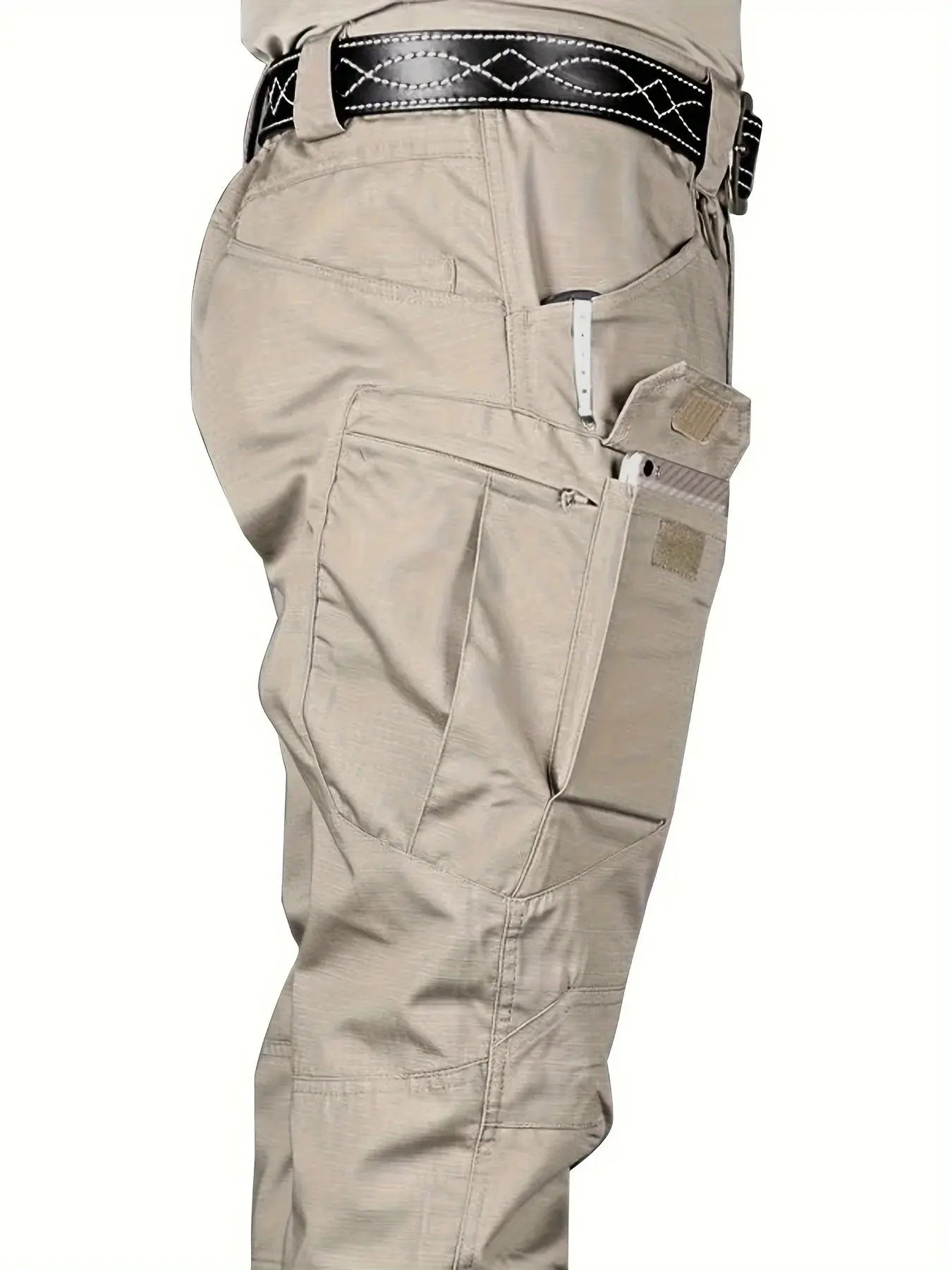 Men's Outdoor Multi Functional Tactical Pants, Multi Pocket Outdoor Hiking Sweatpants, Water-repellent, wear-resistant Suncollections