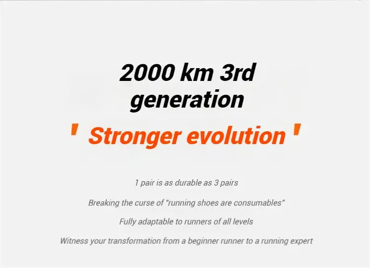 Xtep Men's Running Shoes 2000km 3.0 2025 Spring Lightweight Cushioned Wear-Resistant Training Jogging Sneakers 875119110032 Suncollections