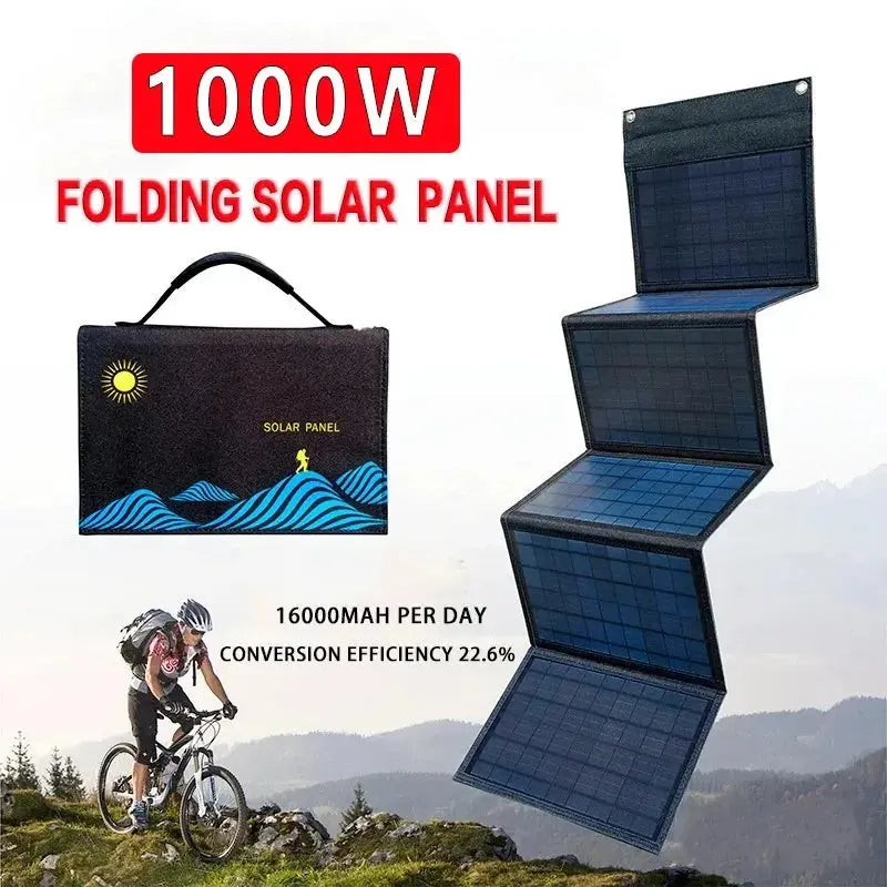 1000W Solar Folding Panel Portable Bag - Suncollections