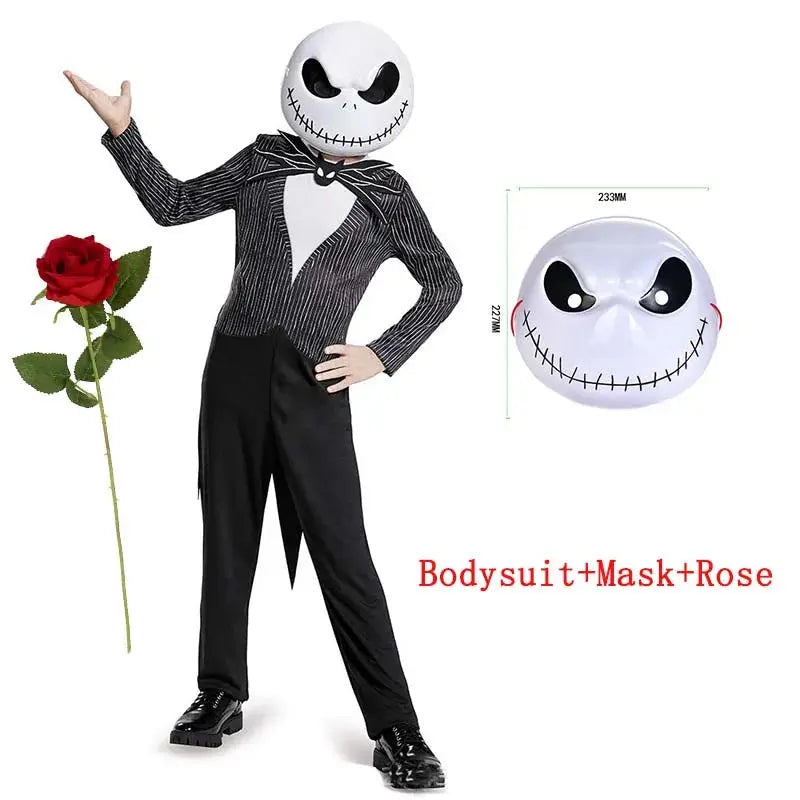 2025 Halloween Sally Cosplay Costume for Girl The Nightmare Before Xmas Role Play Dress Up Toddler Classic Sally&Jack Frocks Suncollections