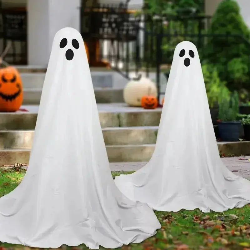 Ghost Spooky Halloween Decor Battery Light Home Ghost Front Porch Yard Courtyard Standing Halloween Horror Decoration Suncollections