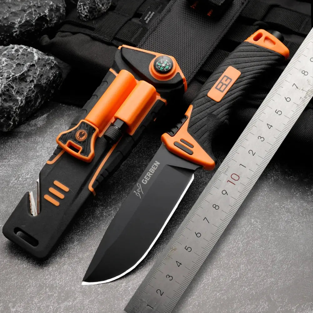 Gb 1500 Fixed Blade Knife Military High Quality Outdoor Camping Hunting Survival - Suncollections