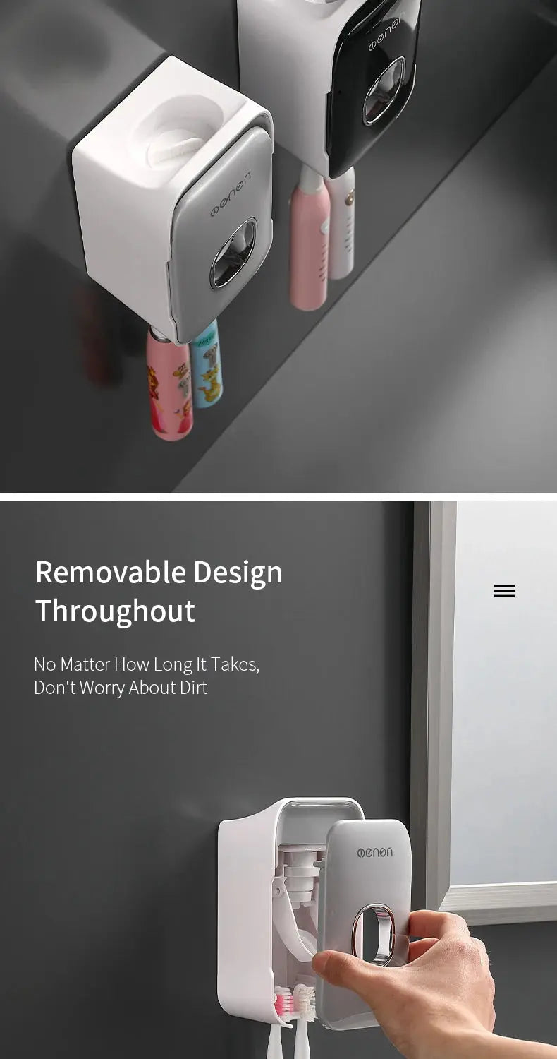 Fully Automatic Toothpaste Squeezer Wall Mounted - Suncollections