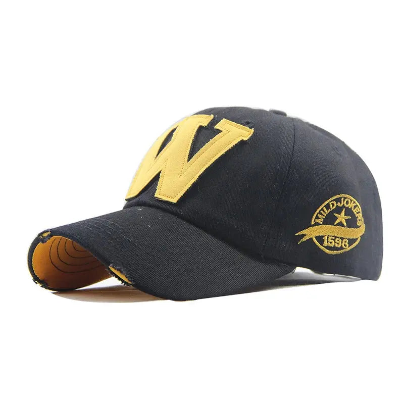 W Letter Baseball Cap - Suncollections