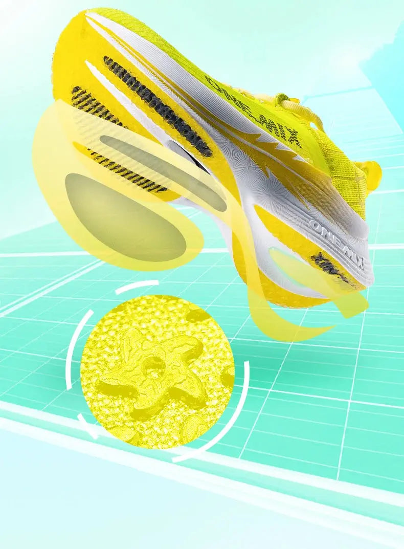 ONEMIX Carbon Plate Marathon Running Racing Shoes Professional Stable Support Shock-relief Ultra-light Rebound Sport Sneakers Suncollections