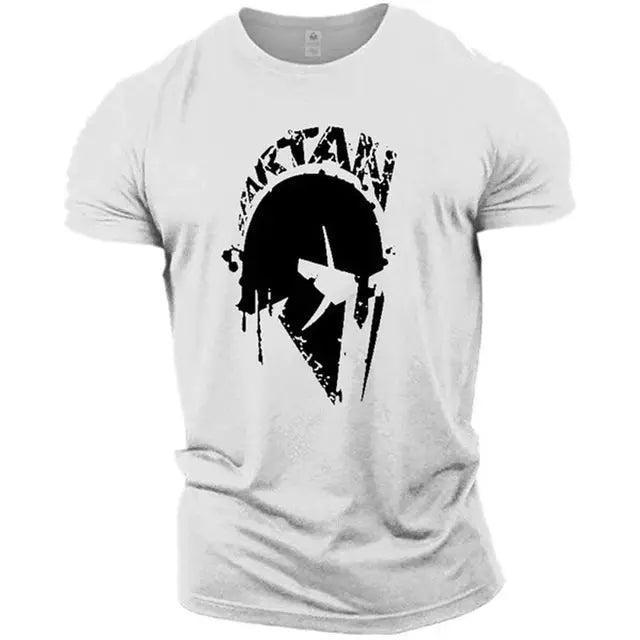 Men's T-shirt Spartan Warrior 3d Print Oversized T-shirt Summer Crewneck Short Sleeves High Quality Garment Loose Breathable Top - Suncollections