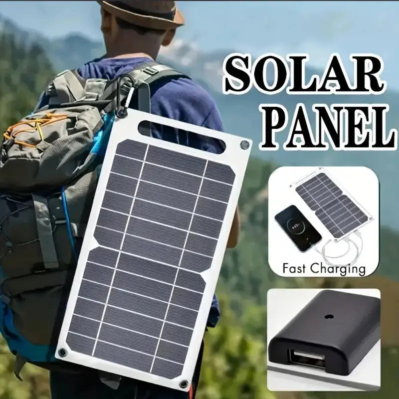 40W portable solar panel with USB interface design and 5V output solar power bank suitable for various outdoor activities - Suncollections