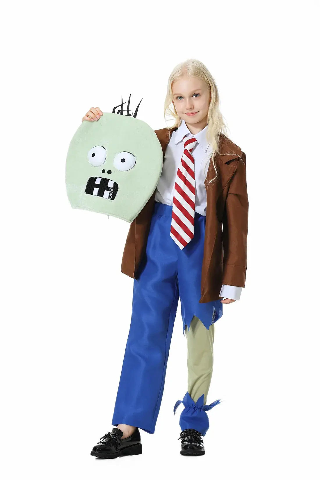 Halloween Kids Adult Funny Cosplay Game Zombies Novelty Jumpsuit Mask Outfit Clothes Festival Carnival Dress Up Party Stage Show Suncollections