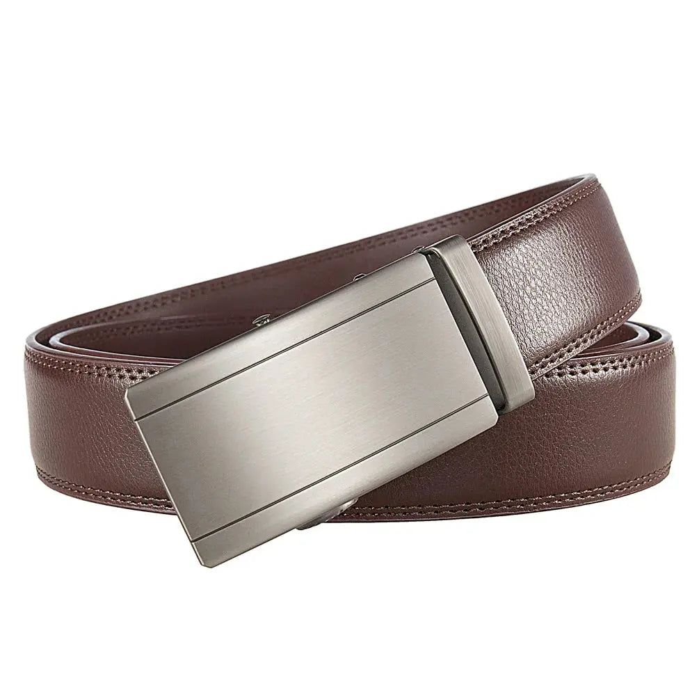 Famous Brand Belt Male Designer Automatic Buckle Genuine Leather - Suncollections