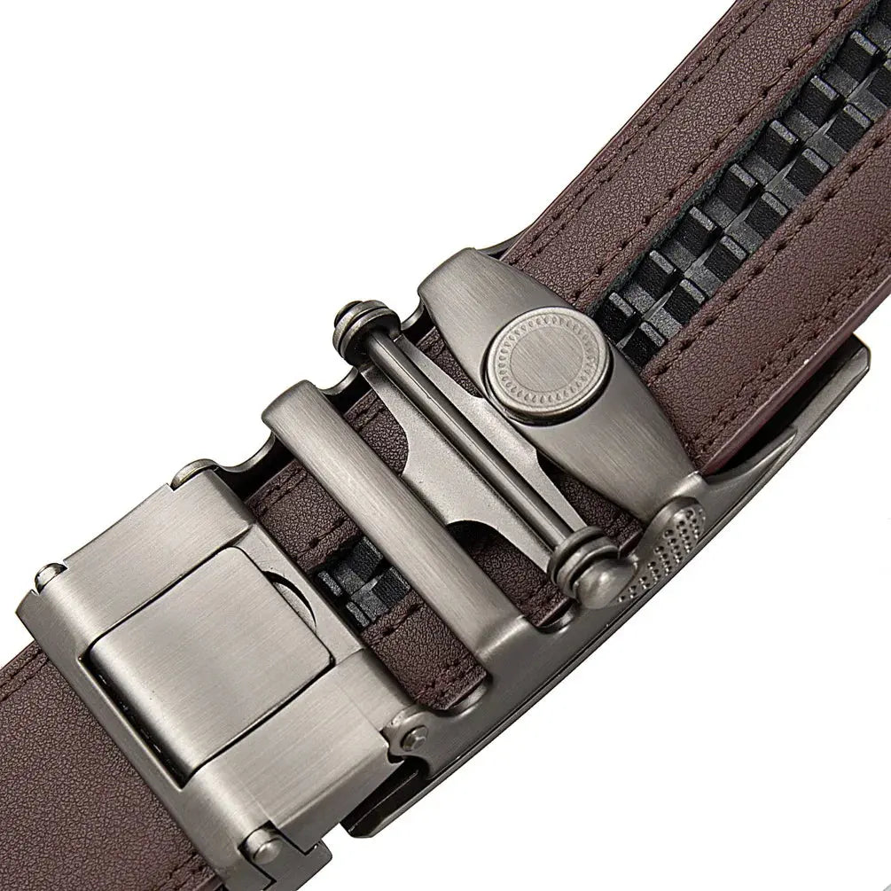 Famous Brand Belt Male Designer Automatic Buckle Genuine Leather - Suncollections