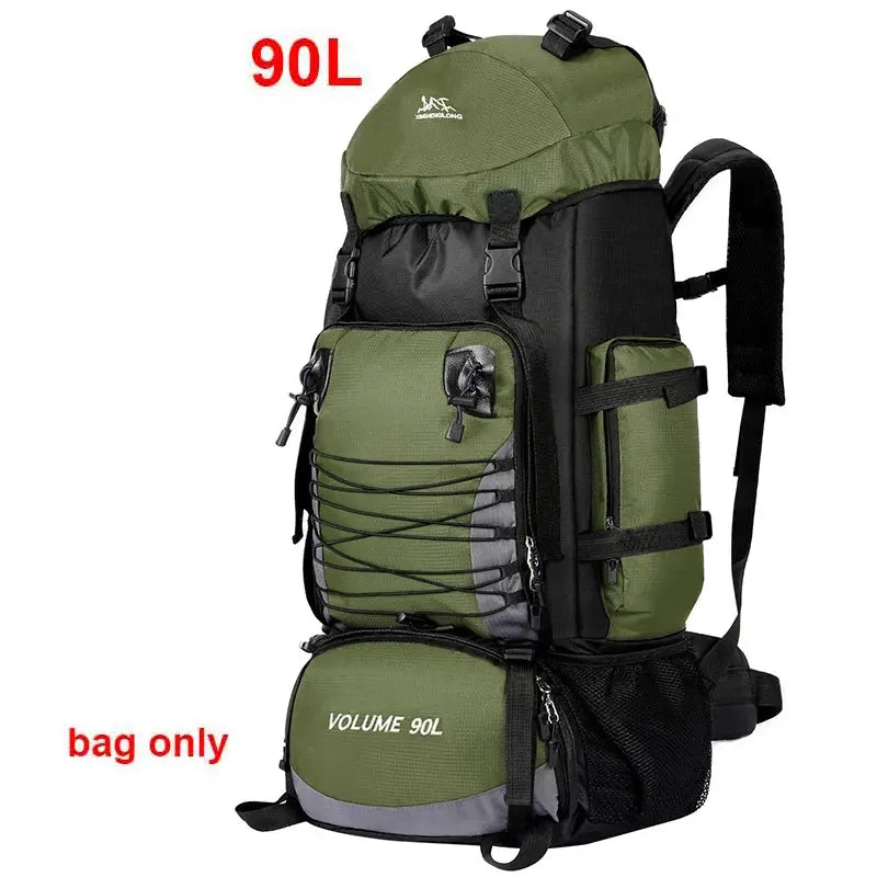90L Travel Bag Camping Backpack Hiking - Suncollections