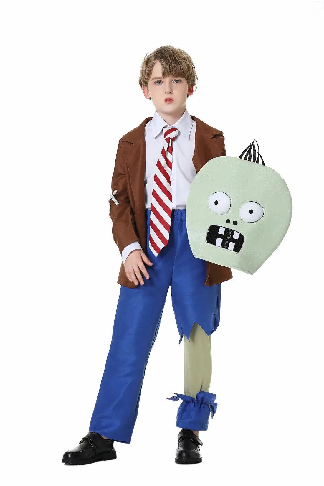 Halloween Kids Adult Funny Cosplay Game Zombies Novelty Jumpsuit Mask Outfit Clothes Festival Carnival Dress Up Party Stage Show Suncollections