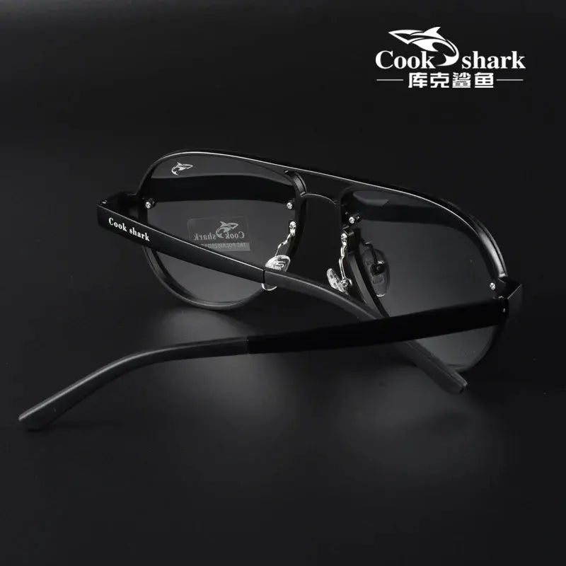 Cook's color-changing sunglasses polarized sunglasses for men's driving day and night dual-purpose driving mirror fishing glasse - Suncollections
