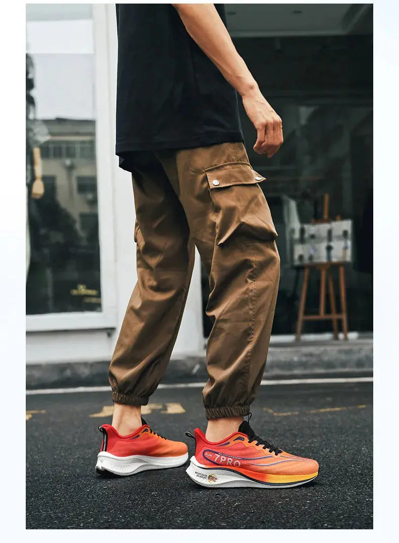 NEW Marathon Carbon plate Men Sports Running Shoes Breathable Lightweight Women's Comfortable Athletic Nonskid Sneakers Suncollections