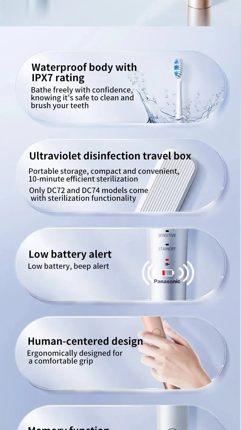 Panasonic Electric Toothbrush Double Motor - Suncollections