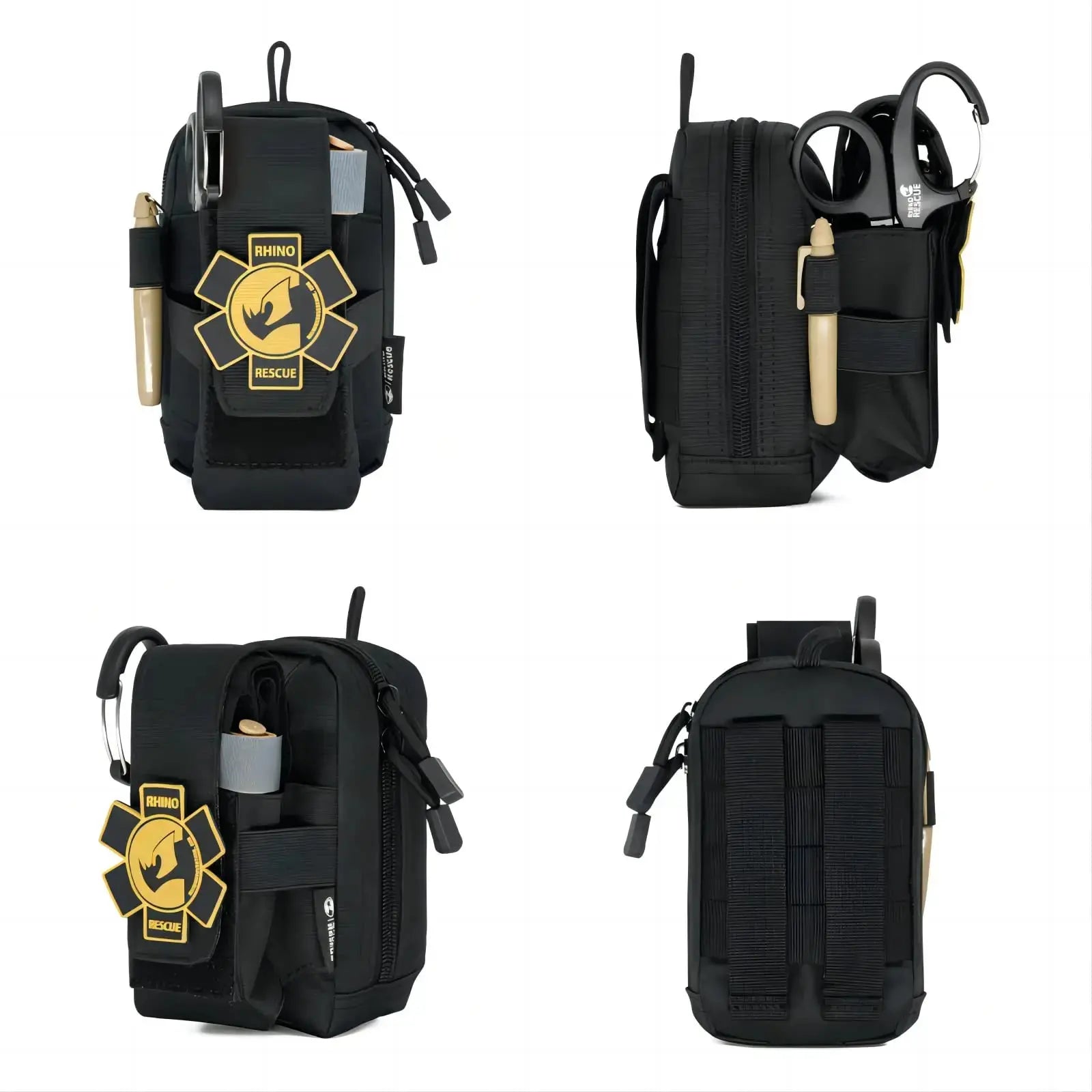 Rhino Rescue EDC Pouch First Aid Kit Tactical Survival Trauma Kit Molle Utility Tool Pouches For Camping Hiking - Suncollections