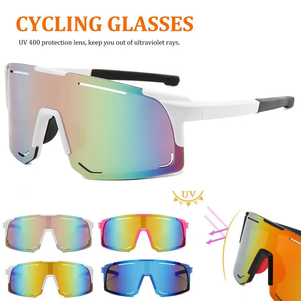Polarized Cycling Sunglasses UV Protection Windproof Glasses For Men Women Polarized Lens Road Riding Bike Sport Glasses Eyewear - Suncollections