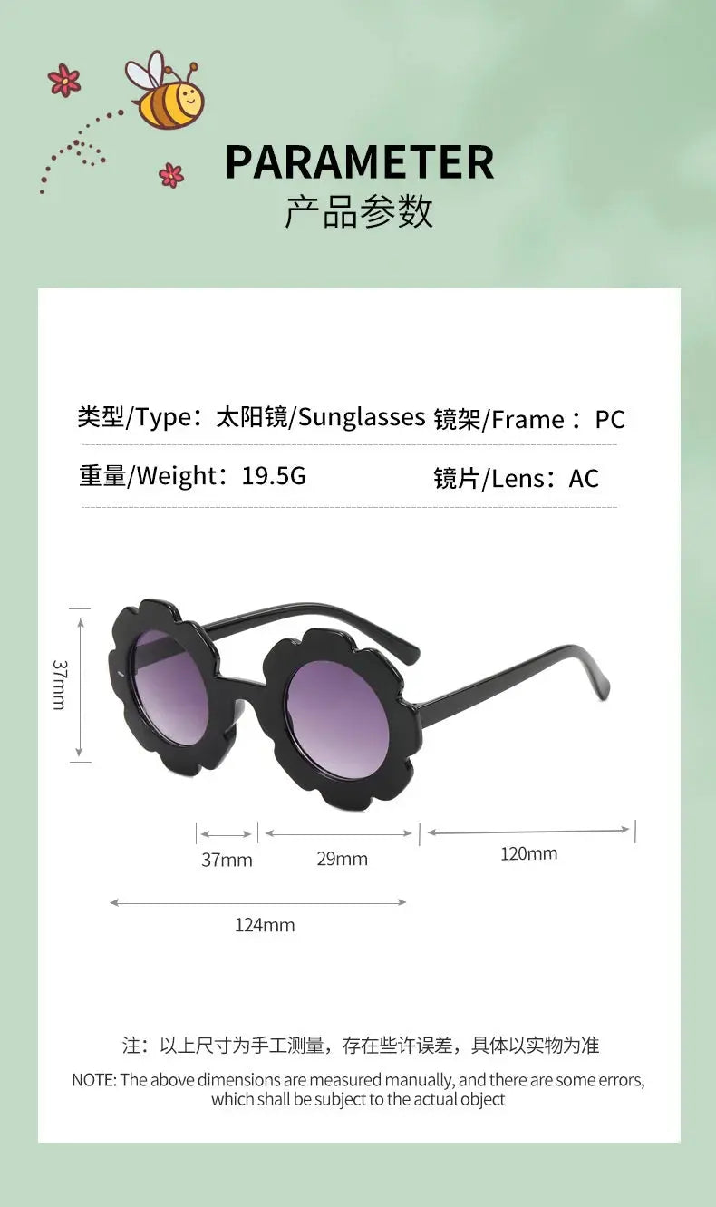 2023 new cute children's frosted glasses  color series baby sunglasses - Suncollections