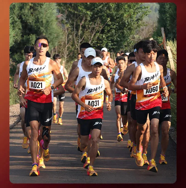 BMAI 42KM Marathon Women's Sneakers Cushioning Running Shoes for Women Breathable Black Sports Shoes Luxury Designer Trainers Suncollections