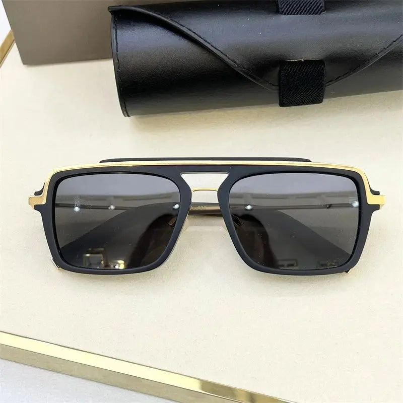 DILTA LANCIER DLS400 Rectangle Trendy Sunglasses Shades for Women&men Fashion UV Protected Titanium Sun Glasses for man - Suncollections