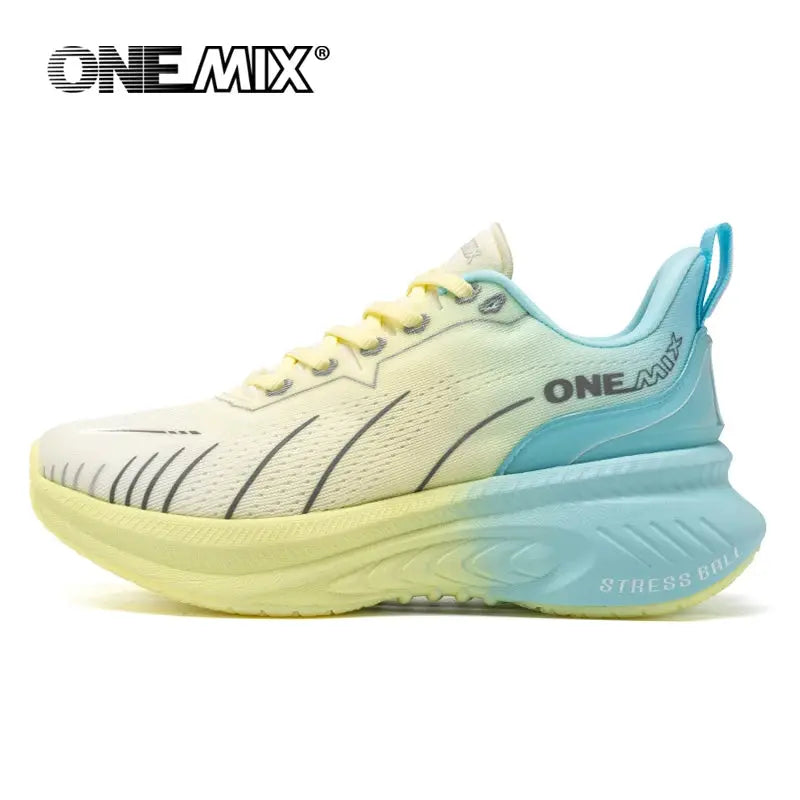 ONEMIX White Road Running Shoes for Men Air Cushion Outdoor Sport Shoes Male Trainers Summer Jogging Shoes Women Footwear Suncollections