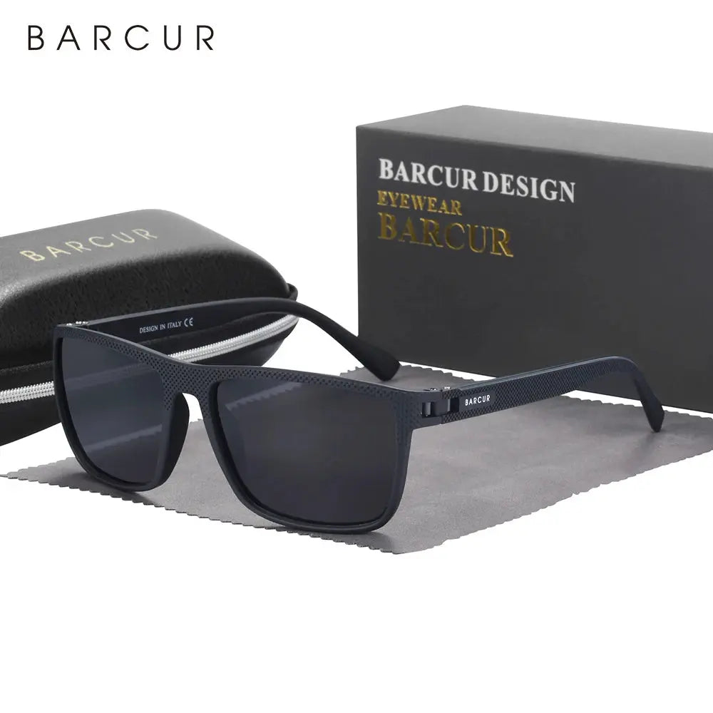 BARCUR Outdoor Sunclasses for Men Polarized FishingTravel TR90 Light Weight Sun Glasses Women Eyewear Accessory Oculos - Suncollections