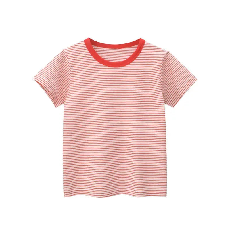 Children Short Sleeve T-shirts Korean Version Kids Clothing Boy Baby Cotton Tees 2-9 Years Summer Cartoon Tops - Suncollections