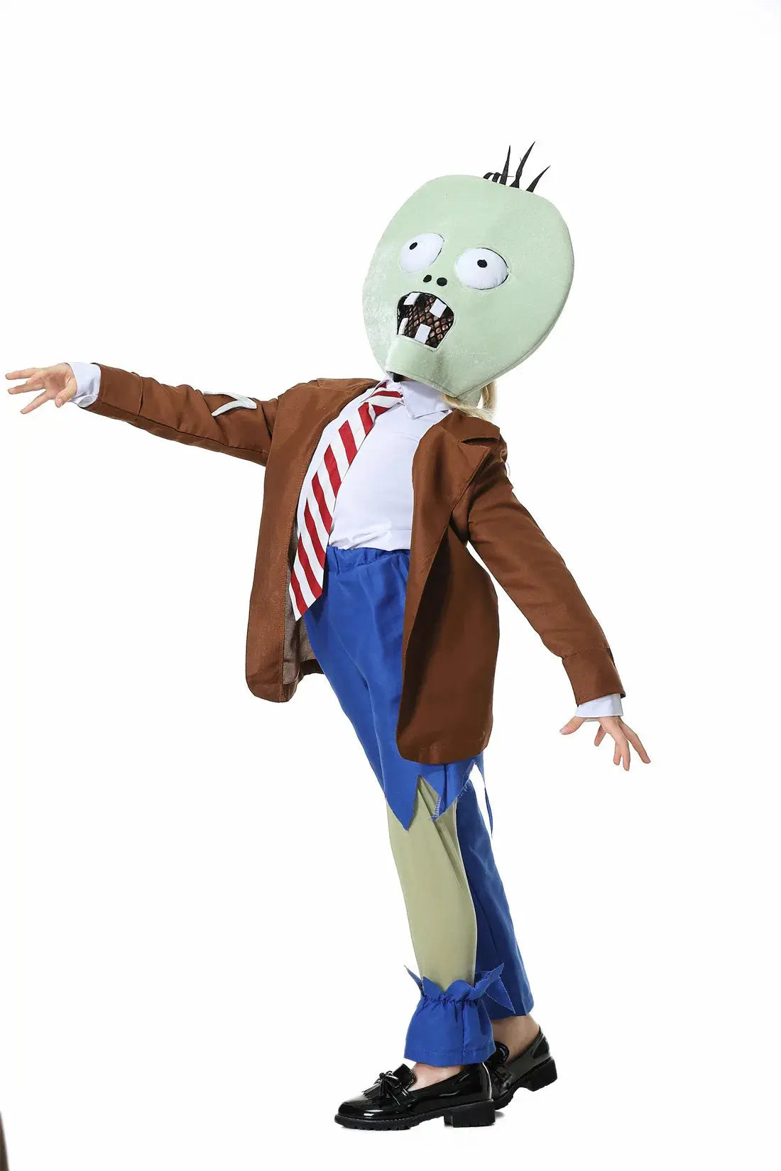 Halloween Kids Adult Funny Cosplay Game Zombies Novelty Jumpsuit Mask Outfit Clothes Festival Carnival Dress Up Party Stage Show Suncollections