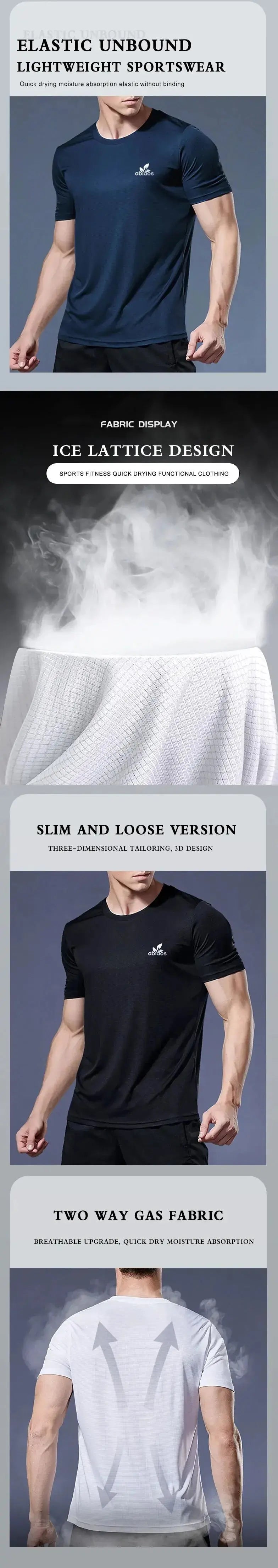 Men's Summer New Classic Solid Colour Loose Original Printed Short Sleeve T-Shirt Casual Comfortable Fashion Home Sports Tops - Suncollections