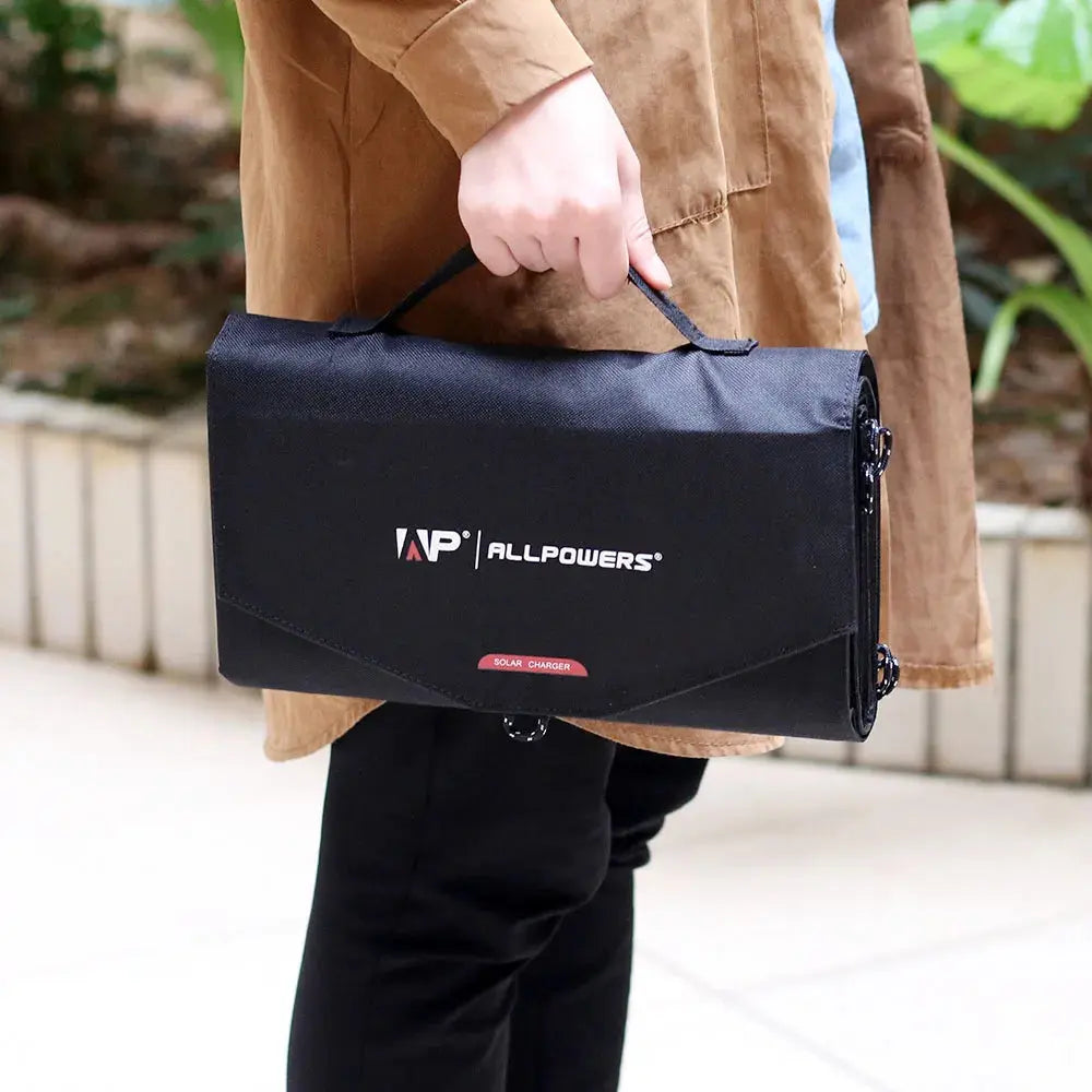 ALLPOWERS 100W Foldable Solar Panel ,Portable Solar Battery Charger Mit Solar Generator 200W Powerstation For Camping , Travel - Suncollections