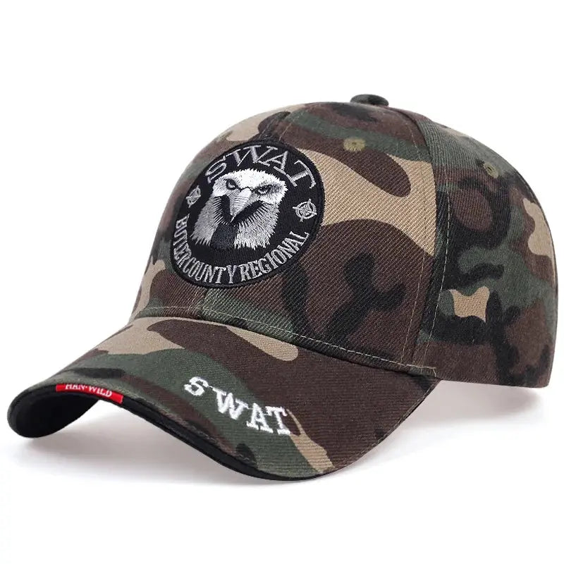 SWAT Army Cap Male Embroidered Eagle Black Baseball Caps Men Gorras Para Hombre Women Snapback Bone Masculino Tactical Cap - Suncollections