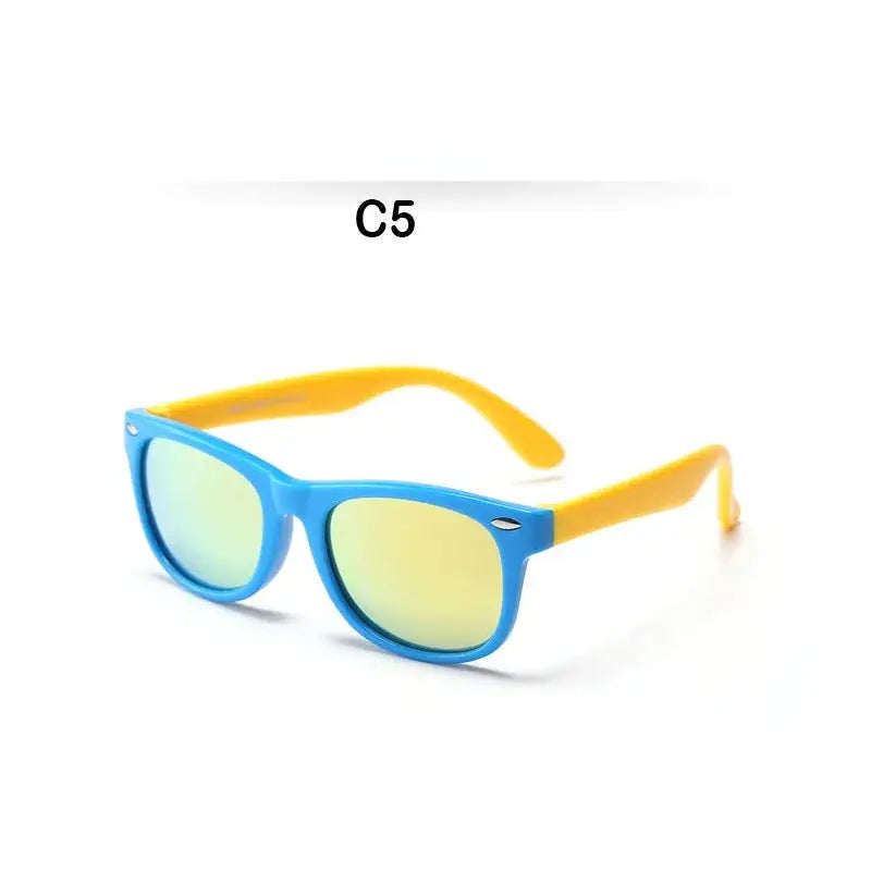 New Polarized Kids Sunglasses TR90 Silicone Boys Girls Sun Glasses Children Baby Outdoors Goggle Shades Eyewear UV400 Age 3-12 - Suncollections