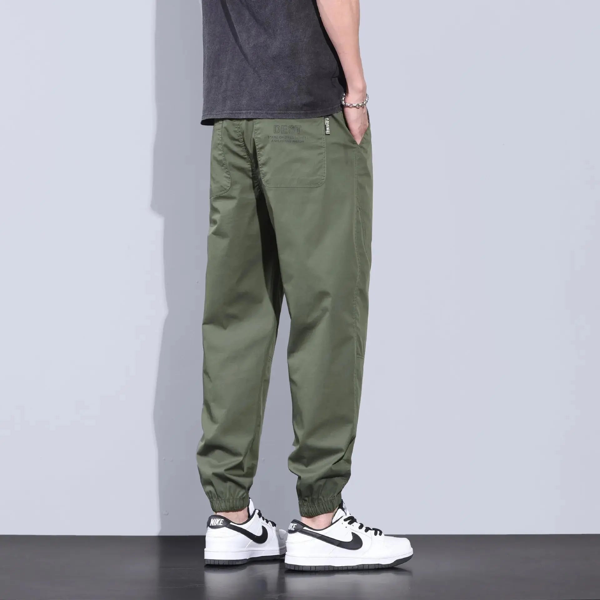 Spring Summer New Style Elastic Waist Casual Pants for Men Suncollections