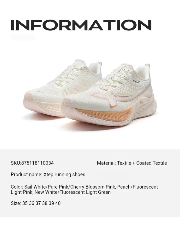 Xtep 2000km 3.0 Running Shoes For Men 2025 Spring Sneakers Cushioning Training Jogging Wear-Resistant Lightweight 875119110032 Suncollections