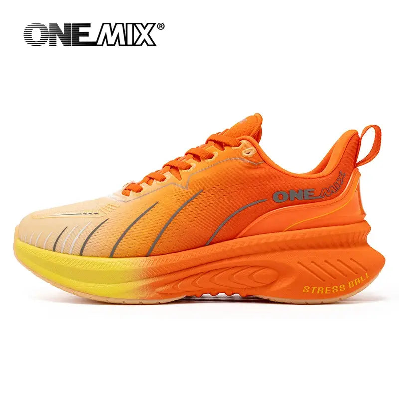 ONEMIX White Road Running Shoes for Men Air Cushion Outdoor Sport Shoes Male Trainers Summer Jogging Shoes Women Footwear Suncollections
