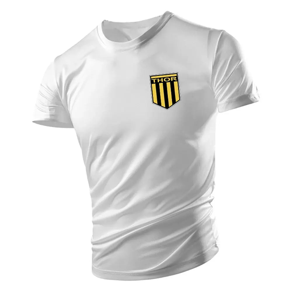 Summer Fashion Casual Sports 2d Printed Alphabet Adult Crewneck Short Sleeve Large Size Men'S T-Shirt Comfortable And Loose Suncollections