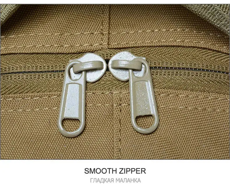 40L Camping Backpack Men's Bag Travel Bags Tactical Molle Climbing Rucksack Hiking Outdoor Reflective Shoulder Fishing Bag - Suncollections