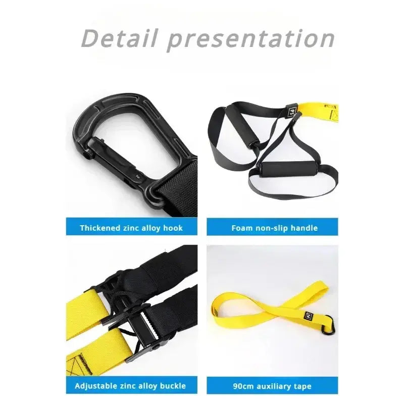Suspension Training Strap Fitness Strength Power Suspension Trainer - Suncollections
