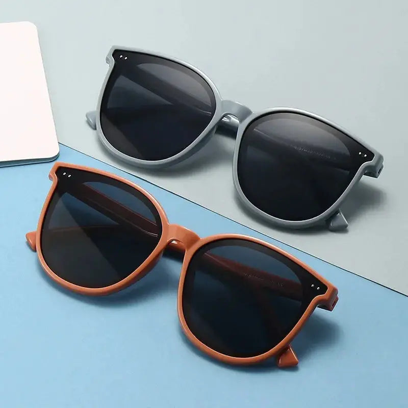 3-12 Years Kids Polarized Sunglasses Boys' Cool Girls Soft TPEE Frame Cat Eye Design Fashion Sun UV400 Protection Oval Glasses - Suncollections