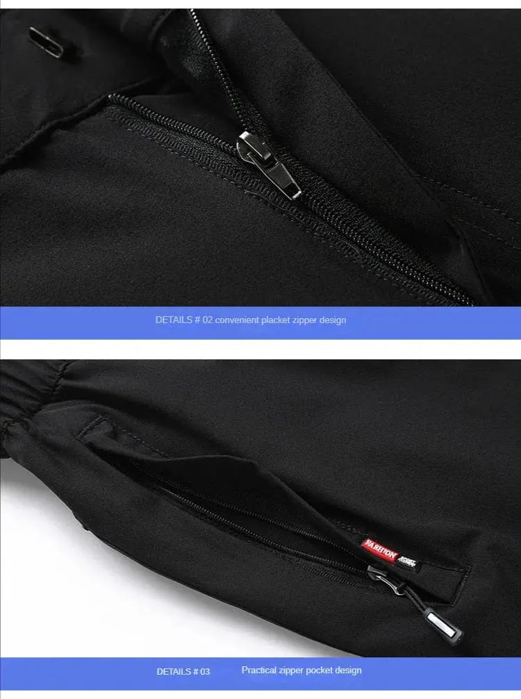 Ice Silk Men's Summer Pants Elastic Waist Straight Leg Trouser Male Quick Dry Big Size Large Plus Stretch 6XL 7XL Work Outdoor Suncollections