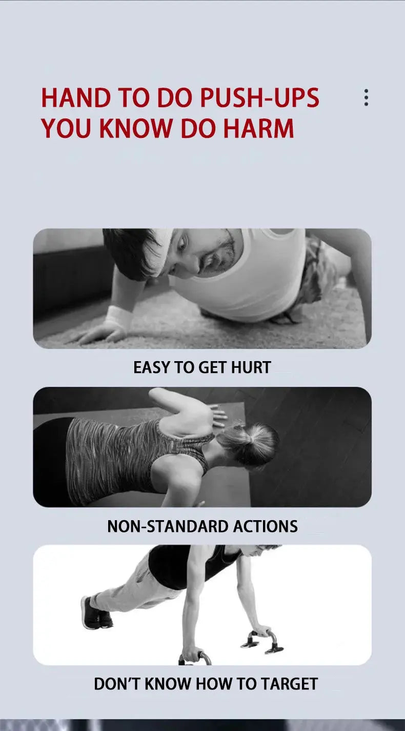 Portable Multifunctional Push-up Board Set With Handles - Suncollections