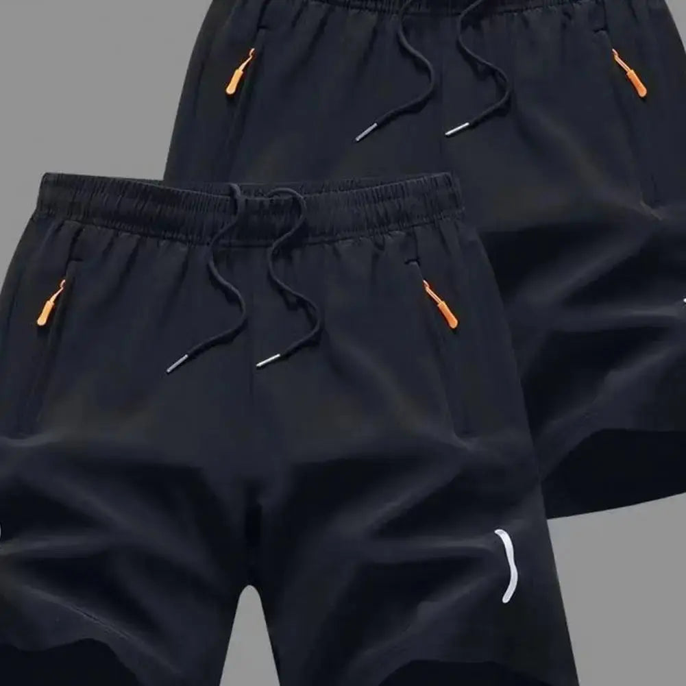 Men's Plus Size Summer Ice Silk Cool Short Pants Fashion Male Thin Loose Quick-dry Shorts Sweatpants Casual Sport Stretch Pants Suncollections