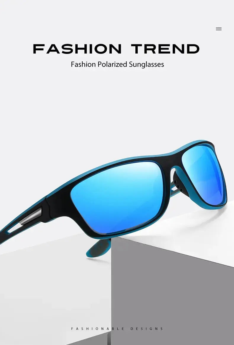 Polarized Fishing Sunglasses Men Driving Shades Male Sun Glasses Hiking Fishing Classic Sun Glasses And Anti Slip Rope - Suncollections