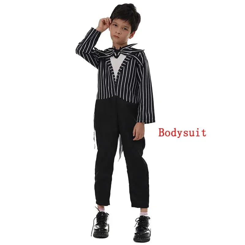 2025 Halloween Sally Cosplay Costume for Girl The Nightmare Before Xmas Role Play Dress Up Toddler Classic Sally&Jack Frocks Suncollections